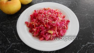 Photo of Фитнес салат с маринованной свёклой