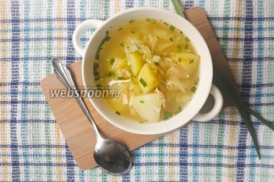 Суп-рагу с печёным куриным филе 