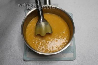 Суп-пюре из тыквы на овсяном молоке 