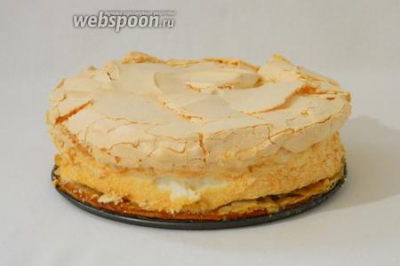 Ореховый торт с меренгой 
