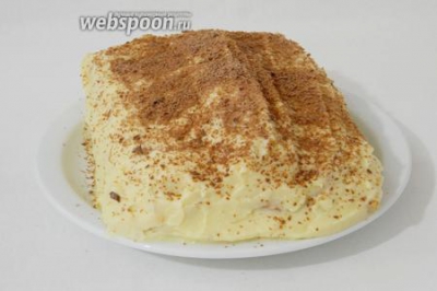 Блинный торт с заварным кремом 