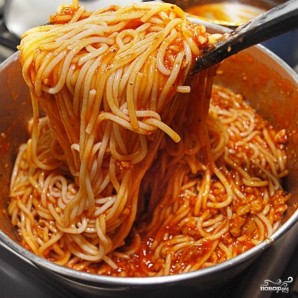Подливка к спагетти с фаршем 