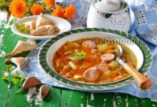 Photo of Суп с фасолью и сосисками