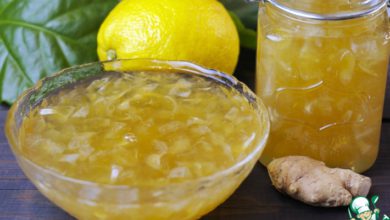 Photo of Лимонное варенье с имбирём за 3 минуты