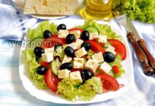 Photo of Греческий салат с брынзой
