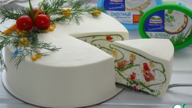 Photo of Закусочный блинно-шпинатный торт