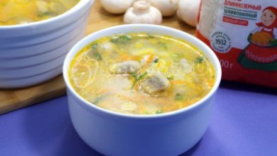 Photo of Грибной суп с рисом и овощами