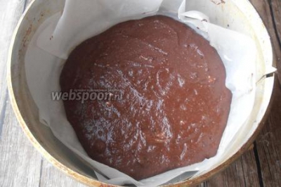 Шоколадный кето торт с заварным кремом 