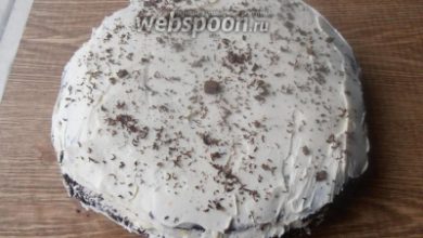 Photo of Шоколадный кето торт с заварным кремом