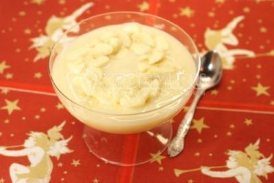 Сливочно-йогуртовый десерт «Нежный банан»