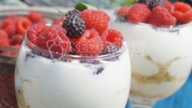 Photo of Десерт из ягод со сметаной «Вкус лета»