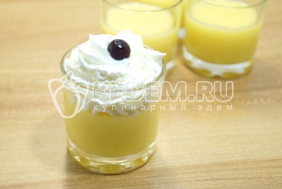 Лимонный десерт «Снежная королева»