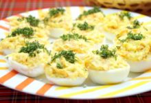 Photo of Фаршированные яйца с сыром