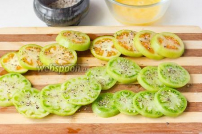 Жареные зелёные помидоры 
