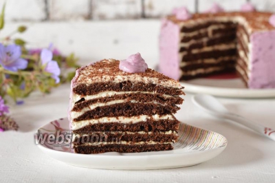 Шоколадный торт на сковороде 