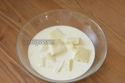 Террин из сливочного сыра с белым шоколадом 