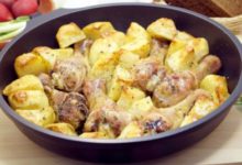 Photo of Куриные голени с картошкой в духовке