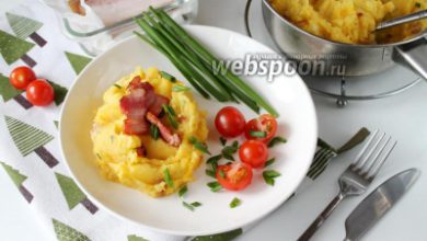 Photo of Картофельное пюре с беконом и луком