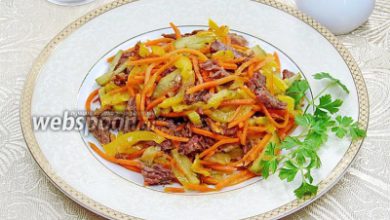 Photo of Салат из говядины с морковью по-корейски