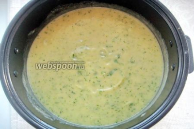 Густой суп-пюре с цветной капустой и овощами 