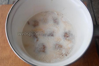Сливочный кето суп с фрикадельками 