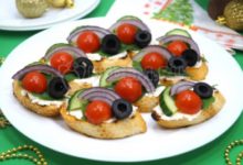 Photo of Овощные бутерброды на праздничный стол