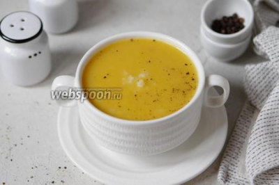 Овощной суп-пюре с макаронами 