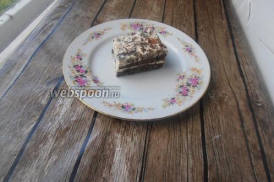 Кето торт с творожно-сливочным кремом 