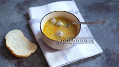 Photo of Ячневый суп с фрикадельками