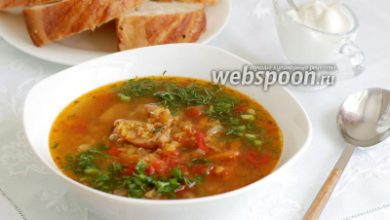 Photo of Чечевичный суп со свининой