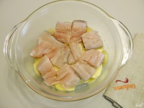 Рыба под соусом "Бешамель" в духовке 