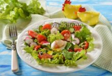 Photo of Овощной салат с яйцом пашот