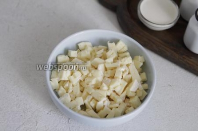 Цветная капуста в сливочном соусе и сыром камамбер  