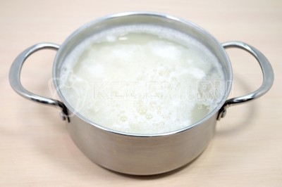 Постный рассольник с рисом