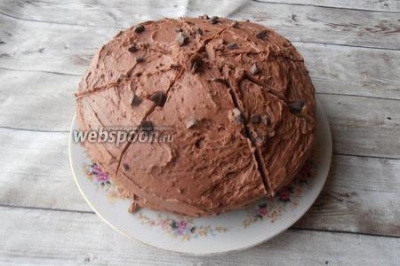 Шоколадно-протеиновый кето торт 